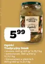 Netto Ogórki konserwowe Tradycyjny Smak oferta