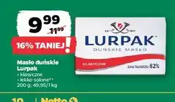 Netto Masło lekko solone Lurpak oferta
