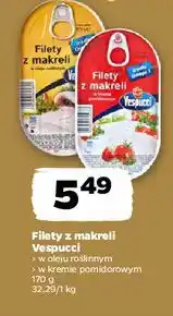 Netto Filety z makreli w sosie pomidorowym Vespucci oferta
