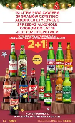 Netto Piwo Brauner Pils oferta