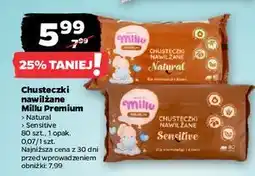 Netto Chusteczki nawilżane sensitive Millu Premium oferta