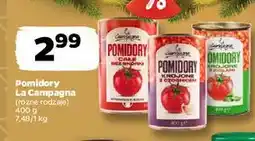 Netto Pomidory całe bez skórki w soku pomidorowym La Campagna oferta