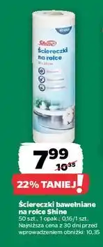 Netto Ściereczki bawełniane na rolce Shine Classic oferta
