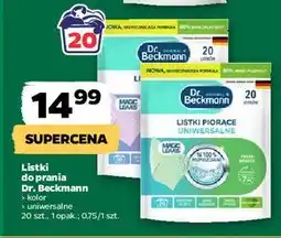 Netto Listki piorące uniwersalne fresh breeze Dr. Beckmann oferta
