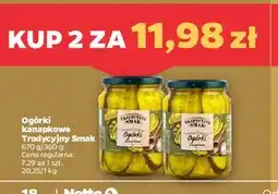 Netto Ogórki kanapkowe Tradycyjny Smak oferta