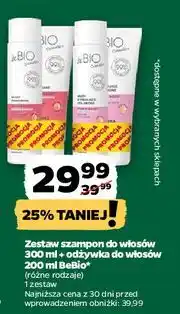 Netto Zestaw w pudełku do włosów farbowanych: szampon 300 ml + odżywka 200 maska Be Bio Zestawy oferta