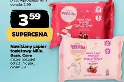 Netto Papier toaletowy nawilżany granat Millu oferta