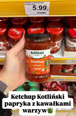 Dino Ketchup papryka z kawałkami warzyw Kotliński oferta