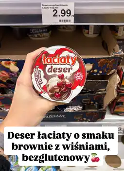 Dino Deser łaciaty o smaku brownie z wiśniami bezglutenowy Łaciaty oferta