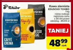Carrefour Market Kawa ziarnista EDUSCHO TCHIBO różne rodzaje oferta
