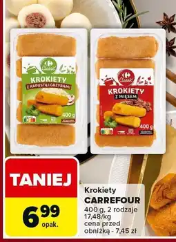 Carrefour Market Krokiety CARREFOUR 400 g, 2 rodzaje oferta
