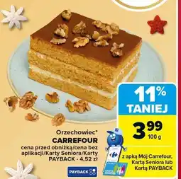 Carrefour Market Orzechowiec CARREFOUR 100g oferta