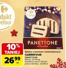 Carrefour Market Babka z kremem czekoladowym CARREFOUR PANETTONE 800g oferta