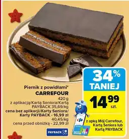 Carrefour Market Piernik z powidłami CARREFOUR 420g oferta