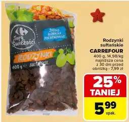 Carrefour Market Rodzynki sułtańskie CARREFOUR oferta