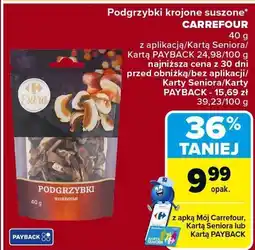 Carrefour Market Podgrzybki krojone suszone CARREFOUR oferta