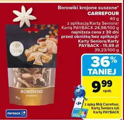 Carrefour Market Borowiki krojone suszone CARREFOUR oferta