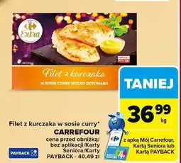 Carrefour Market Filet z kurczaka w sosie curry CARREFOUR oferta