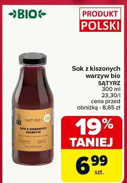 Carrefour Market Sok z kiszonych warzyw bio SATYRZ oferta