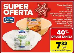 Carrefour Market Filety śledziowe Lisner różne rodzaje oferta