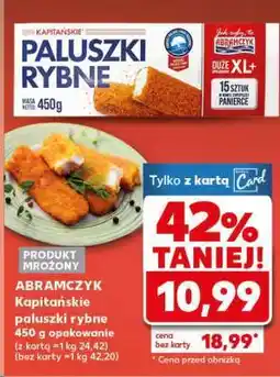 Kaufland ABRAMCZYK Kapitańskie paluszki rybne oferta