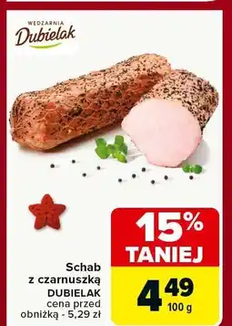 Carrefour Market Schab z czarnuszką DUBIELAK oferta