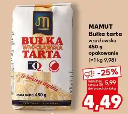 Kaufland MAMUT Bułka tarta wrocławska 450 g oferta