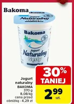 Carrefour Market Jogurt naturalny BAKOMA oferta