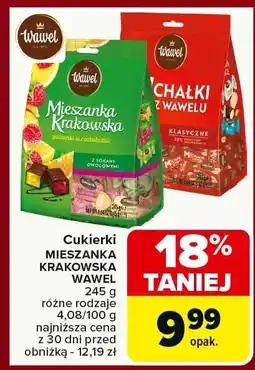 Carrefour Market Cukierki MIESZANKA KRAKOWSKA WAWEL różne rodzaje oferta