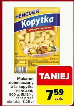 Carrefour Market Makaron ziemniaczany à la kopytka HENGLEIN 500g oferta