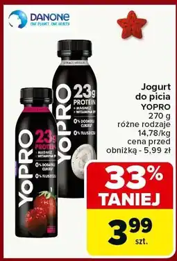 Carrefour Market Jogurt do picia YOPRO DANONE oferta