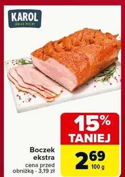 Carrefour Market Boczek ekstra KAROL oferta