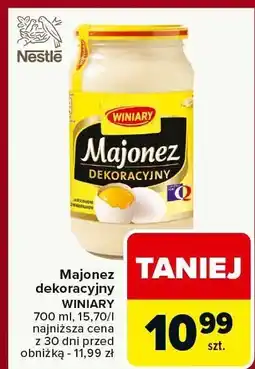 Carrefour Market Majonez dekoracyjny WINIARY 700ml oferta