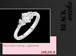 Apart Pierścionek srebrny z cyrkoniami oferta