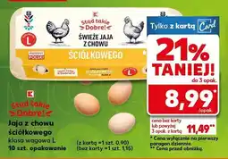 Kaufland Świeże jaja z chowu ściółkowego klasa wagowa L K-Stąd Takie Dobre oferta