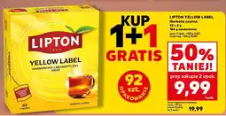 Kaufland Herbata czarna Lipton Yellow Label oferta