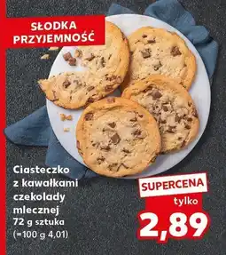 Kaufland Ciasteczko z kawałkami czekolady mlecznej 72 g Kaufland oferta