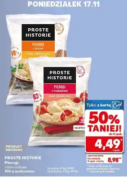 Kaufland Pierogi Proste Historie z mięsem oferta