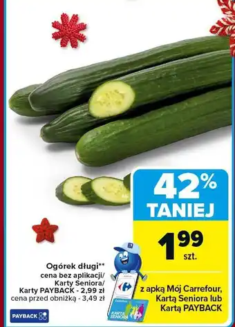 Carrefour Ogórek długi Carrefour oferta
