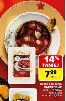 Carrefour Uszka z mięsem Carrefour oferta