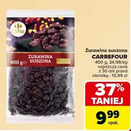 Carrefour Żurawina suszona CARREFOUR oferta