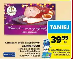 Carrefour Karczek w sosie grzybowym CARREFOUR oferta