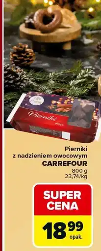 Carrefour Pierniki z nadzieniem owocowym CARREFOUR oferta