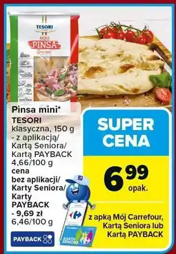 Carrefour Pinsa mini TESORI oferta