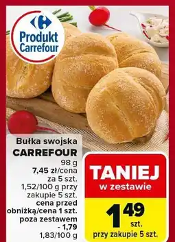 Carrefour Bułka swojska CARREFOUR oferta