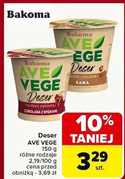 Carrefour Deser AVE VEGE Bakoma oferta