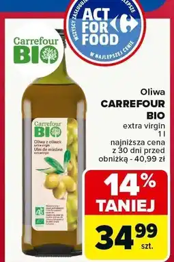 Carrefour Oliwa CARREFOUR BIO extra virgin oferta