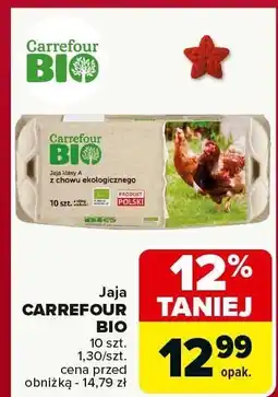 Carrefour Jaja CARREFOUR BIO z chowu ekologicznego oferta
