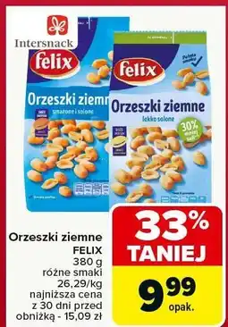 Carrefour Orzeszki ziemne FELIX różne smaki oferta