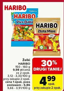 Carrefour Żelki HARIBO różne smaki oferta